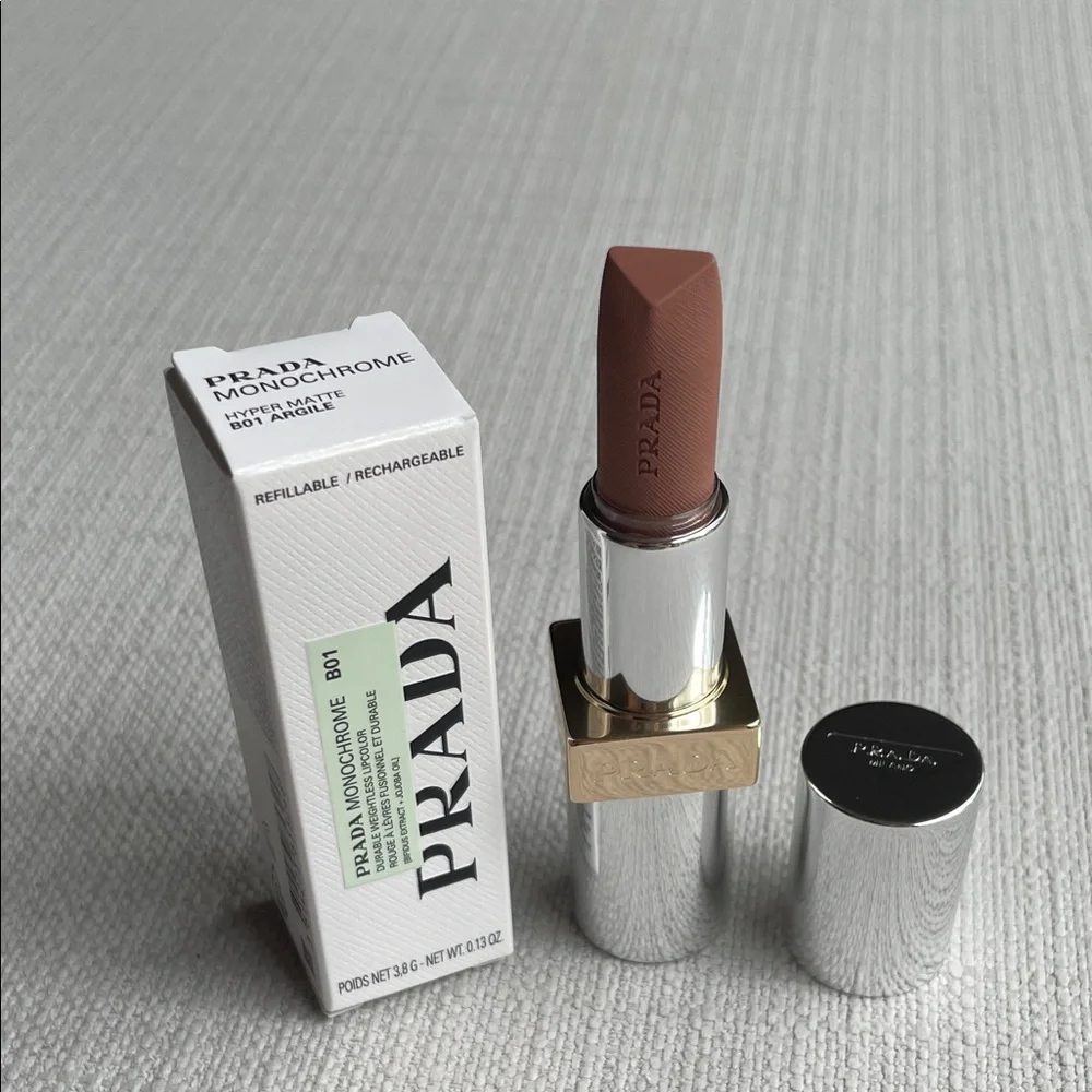 Prada Monochrome Hyper Matte Refillable Lipstick - B01 ARGILE